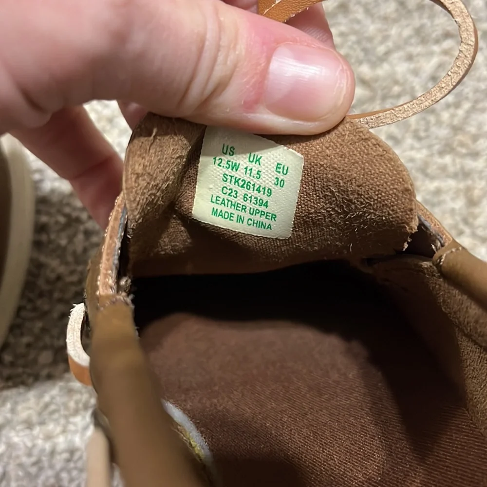 Sperry Brown Kids Boat Shoes